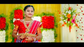 Best cinematic Telugu Prasasthi Halfsaree Highlights By JD Photography