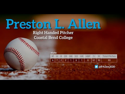 Preston L. Allen - CBC vs Wharton County Junior College - March 2023