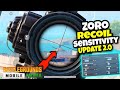 Zoro recoil sensitivity new update 20 all low and or mid range devices pubg sensitivity settings