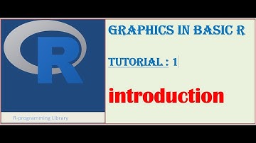Graphics in Basic R || Tutorial -1: Introduction || Why base R Plots??