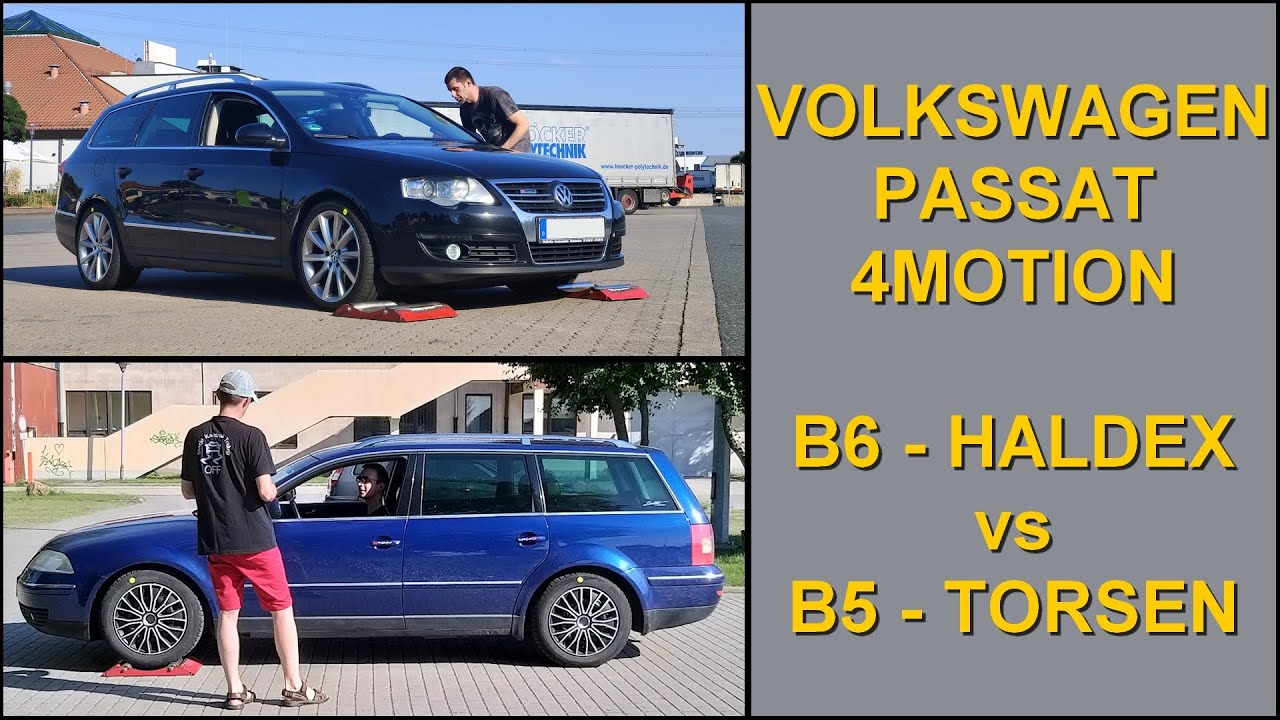 SLIP TEST HALDEX Vs TORSEN Volkswagen Passat 4Motion B6 Vs B5 SLIP TEST HALDEX Vs TORSEN Volkswagen Passat 4Motion B6 Vs B5