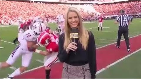 NFL Reporters Getting Hit Compilation