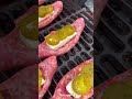 Big mac sausage popper boats recipe  over the fire cooking by derek wolf