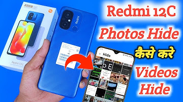 Redmi 12c : How to Hide Photos | Redmi 12c me Photo Hide Kaise Kare