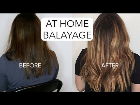 How To Diy Balayage Dark Hair