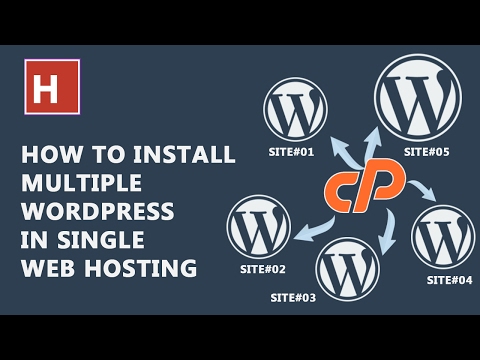 how to install multiple wordpress in single web hosting