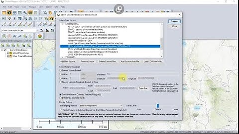 How to Create DEM files using Global Mapper and Export to Civil 3D