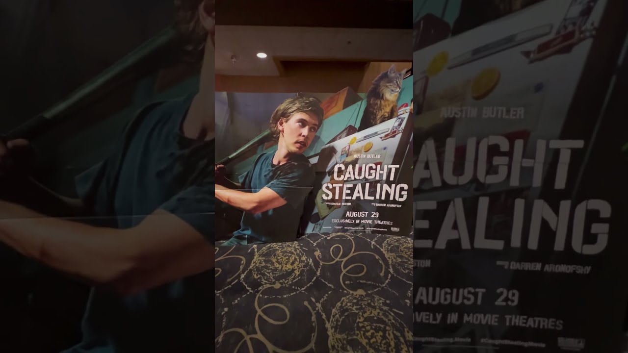 Caught Stealing Movie Display