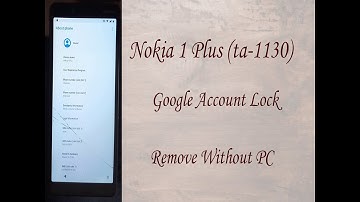 Nokia 1 Plus (TA-1130)(Android 9) FRP Bypass Without PC....