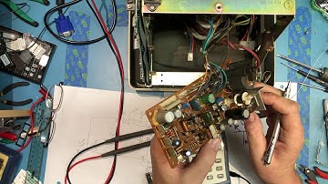 Informer Terminal- Part 2 - Repair work - semiconductors and capacitors - STB256