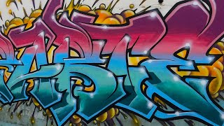 FreeStyle GRAFFITI - painting exploding letters