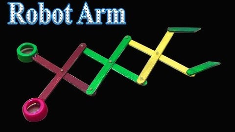 How to Make a Robotic Arm at Home using popsicles sticks - Life hacks simple
