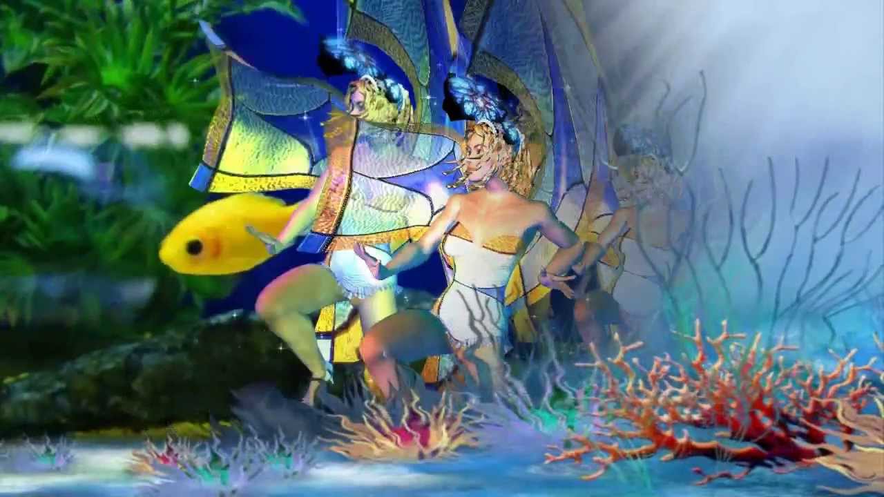 Aquarium danse dessin  anim   3D  Roberto Magico YouTube