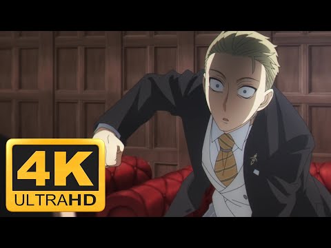 There was a mosquito | Loid was about to punch him 🙀 anime in 4K