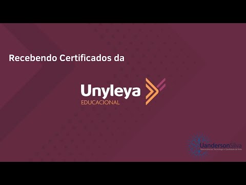 Recebendo Certificados da Unyleya