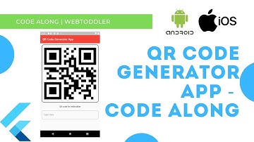 Flutter - QR Code Generator App - Flutter App Code Along (Using Image.Network)