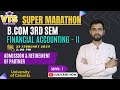 100 coverage series 1  bcom 3rd sem  financial accounting ii  complete solution  vtsclasses