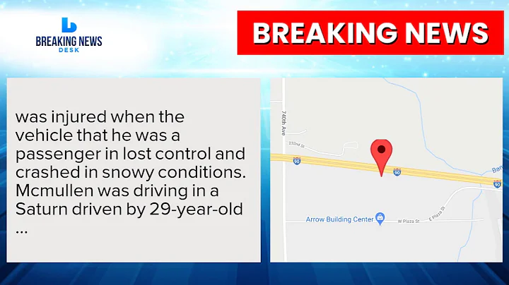 33-Year-Old Anthony Mcmullen Injured In Foster, MN...