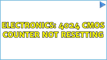 Electronics: 4024 cmos counter not resetting (3 Solutions!!)
