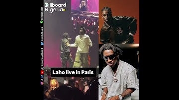 Thumbnail of 📍Shallipopi perform (Laho) at Rema’s concert in Accor Arena, Paris 🇫🇷