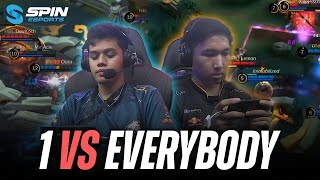 DEFINISI 1 VS EVERYBODY! BEST SOLO PLAY DI PRO SCENE MOBILE LEGENDS!