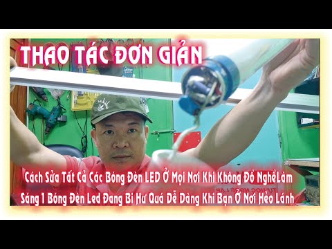 Video: Làm thế nào để bạn thay đổi một bóng đèn LED bên ngoài?