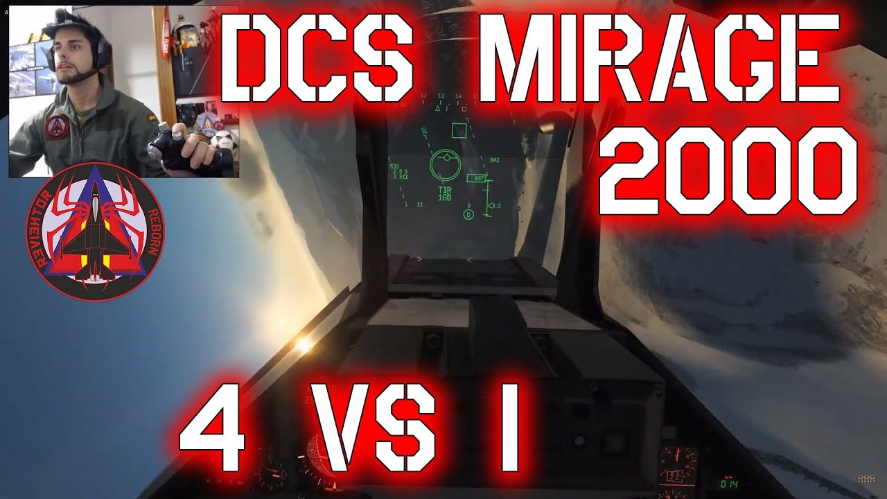 DCS M2000 GAMEPLAY - SCRABLE CONTRA 4 MIG29 - YouTube