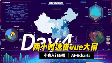 两小时速成vue3、Echarts数据可视化大屏