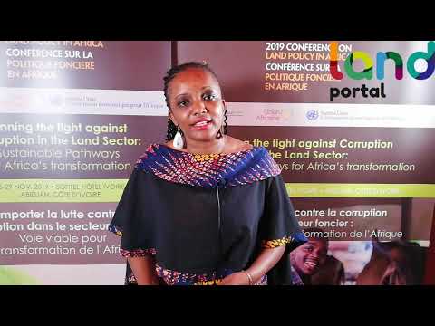 Fridah Githuku- Conference on Land Policy in Africa