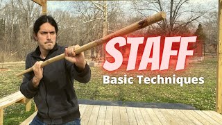 Basic STAFF FIGHTING Techniques | Escrima Arnis Kali