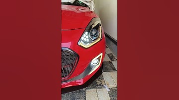 Swift modification work after market headlight Tail light grill monster spoiler #swift #swiftlover