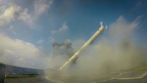 How Not to Land an Orbital Rocket Booster - video shared by Elon Musk