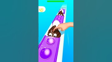 pop run 3D gameplay 💩 || Mobile game 284#shortvideo #mobilegaming #poprungame #poprun3dlive