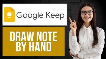 Handmatig tekenen in Google Keep | Handgeschreven notitie toevoegen