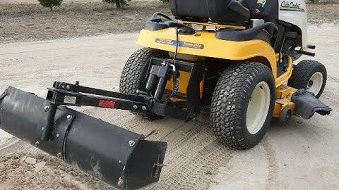 2021 Johnny Products Electric Actuator Sleeve Hitch Installed Cub Cadet GT2544 Shaft Drive Tractor