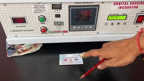 How to use shaking incubator 16flask digital timer rpm pid temperature controller # biotechnology
