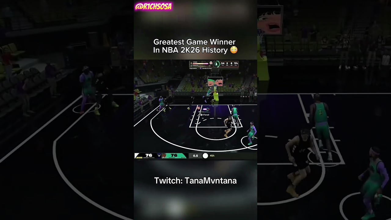 HIT THE MOST DISRESPECTFUL GAME WINNING WINDMILL CONTACT DUNK In NBA 2K26 HISTORY…👀🔥