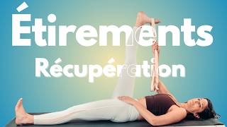 Étirements au Sol 10 min | Tout le Corps – Dos, Jambes, Épaules & Hanches