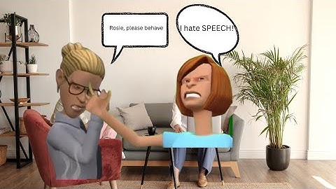Rosie misbehaves at the speech therapist/suspended/grounded #plotagon S1 E37