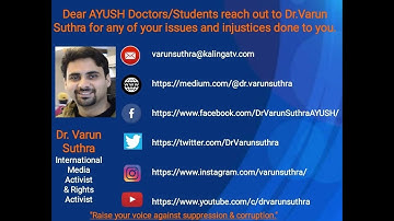 Stop Insulting AYUSH - Issue of 