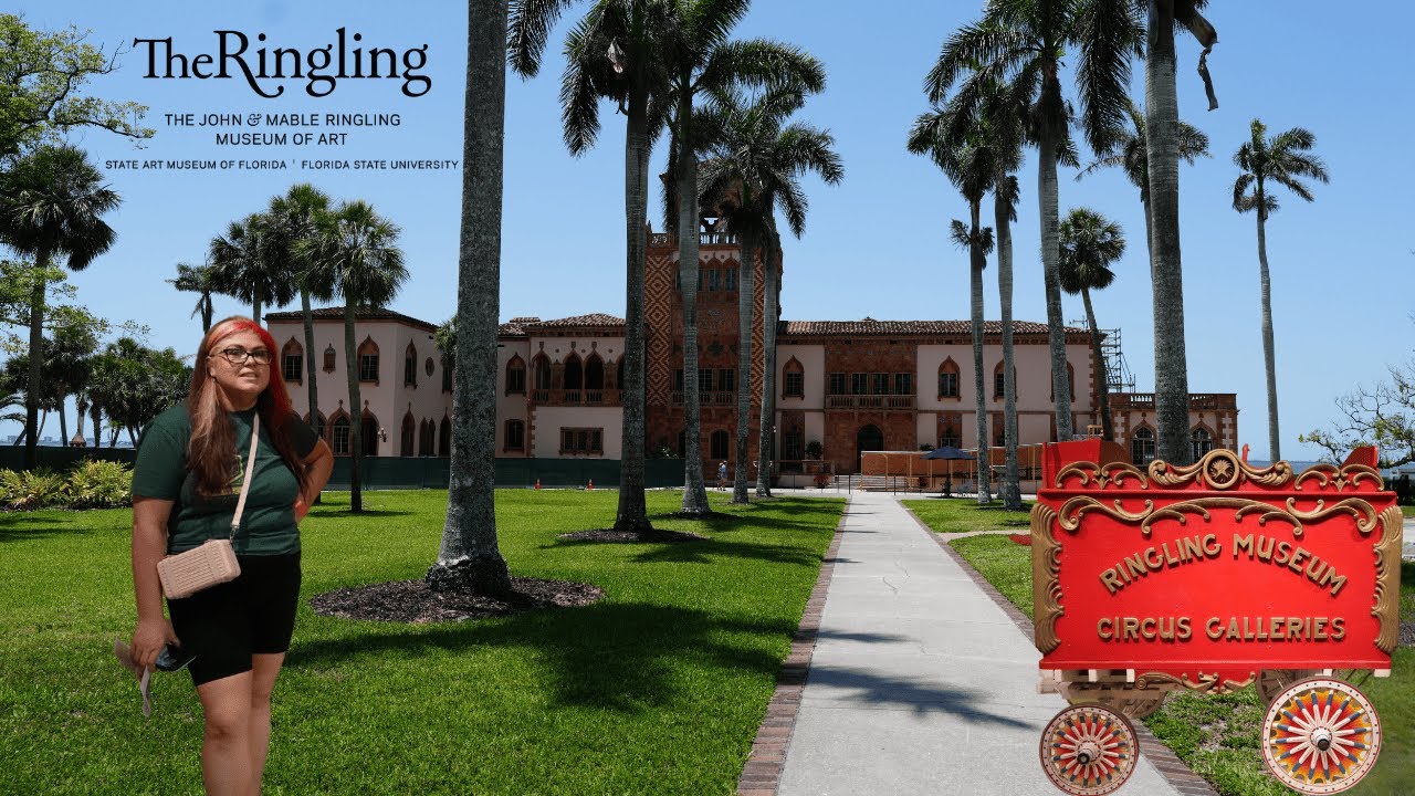Exploring the Ringling Museum in Sarasota Florida | Ca’ d’Zan, Circus History, & Travel Tips!