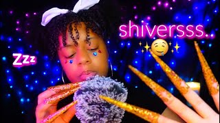 ASMR ✨20+ minutes of giving you the shiverssss 🤤🕷️🐍 (spine tingling/brain tingles✨)