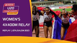 Incredible last leg! 🔥 Women's 4x400m final | Jerusalem 2023