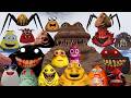 ALL NORMAL 3D POU BOU'S REVENGE Monsters VS SCARY PINK GIRL POU in LAVA CITY HOLE in Garry's Mod!!