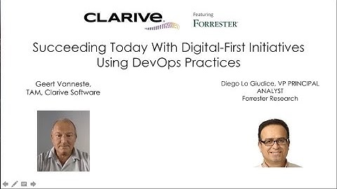DevOps Practices: Succeeding With Digital First Initiatives In The Real World.