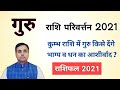 गुरु का कुम्भ में गोचर 2021 राशिफल और उपाय ( JUPITER transit 2021 ) Part 1