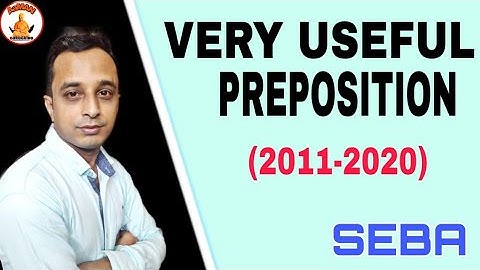 Prepositions in English Grammar in Hindi/ HSLC Preposition SEBA/ Very Useful  Prepositions For all