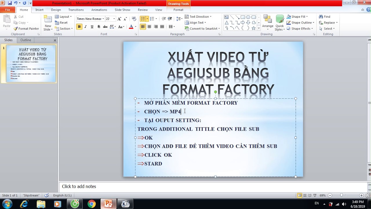 format factory 4sha  2022 New  CÁCH XUẤT VIDEO TỪ AEGISUB BẰNG FORMAT FACTORY - CÓ LINK CÀI ĐẶT