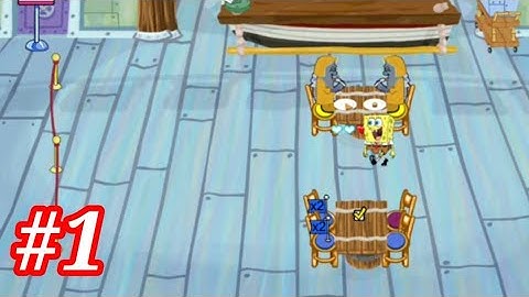 SpongeBob Diner Dash - Gameplay Android,iOS All Level #1