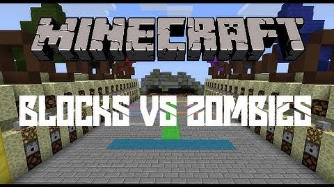 Minecraft Mini Games #1 - Blocks VS. Zombies